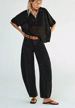 Load image into Gallery viewer, FP GOOD LUCK MID RISE BARREL JEANS