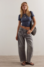 Load image into Gallery viewer, FP GOOD LUCK MID RISE BARREL JEANS