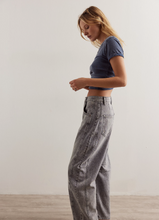 Load image into Gallery viewer, FP GOOD LUCK MID RISE BARREL JEANS