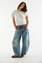 Load image into Gallery viewer, FP GOOD LUCK MID RISE BARREL JEANS