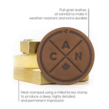 Load image into Gallery viewer, Canada Compass Leather Patch Hat
