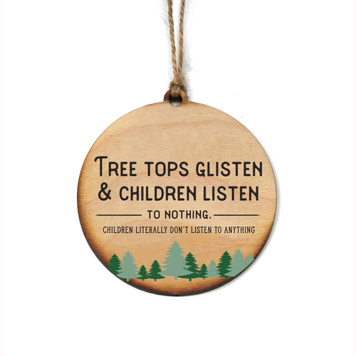 Tree Tops Glisten tree ornament