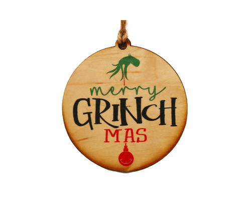 Merry Grinch Mas tree ornament