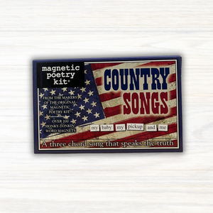 COUNTRY SONGS MAGNETIC POETRY