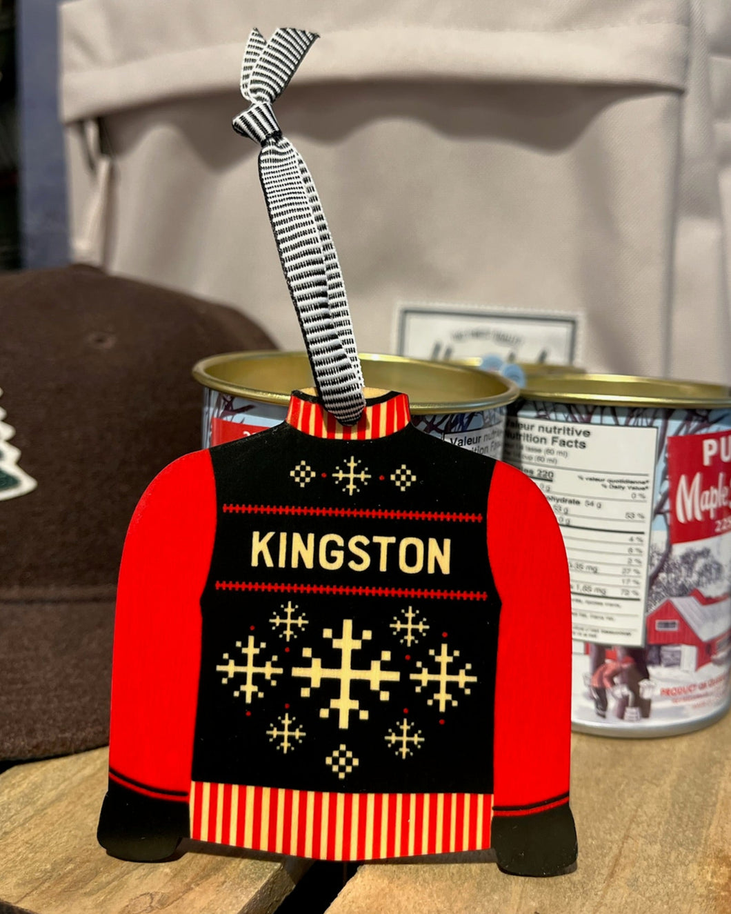 KINGSTON WOOD SWEATER ORNAMENT