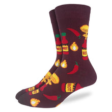 Load image into Gallery viewer, Men's Big &amp; Tall Hot Sauce Socks