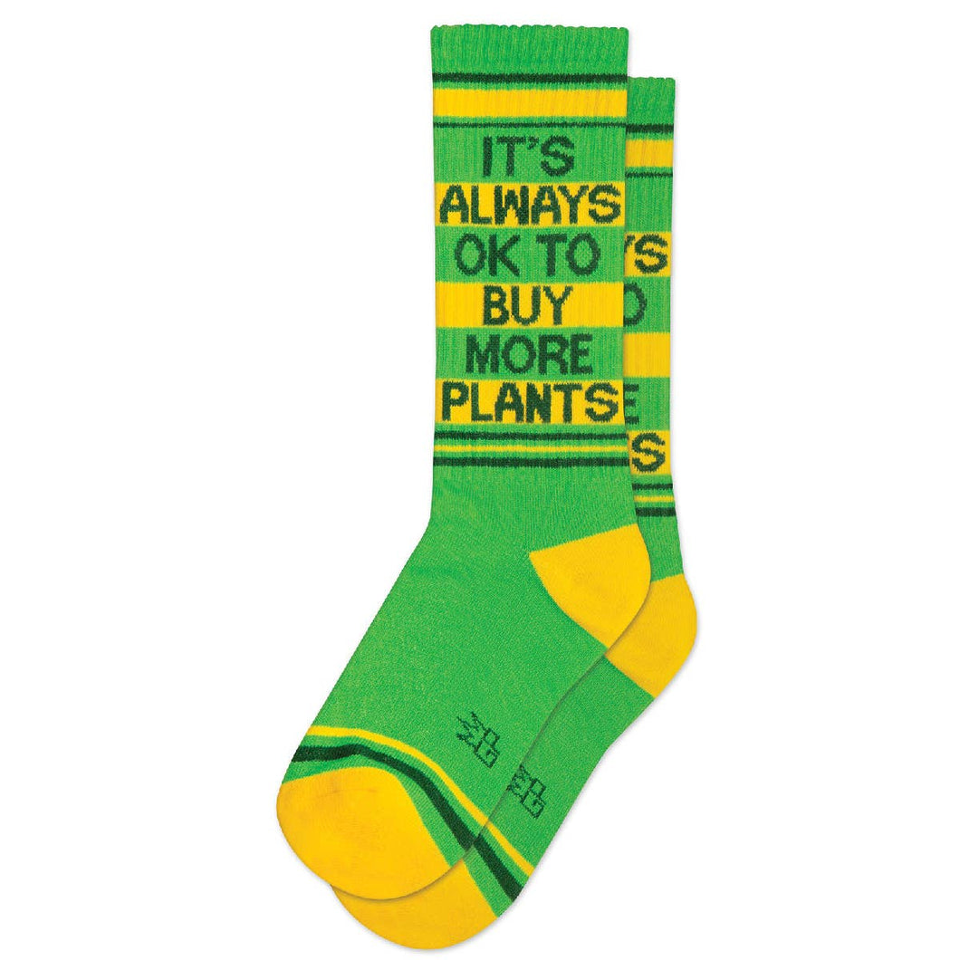 It's Always OK To Buy More Plants Socks