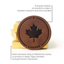 Load image into Gallery viewer, Maple Leaf Leather Patch Hat