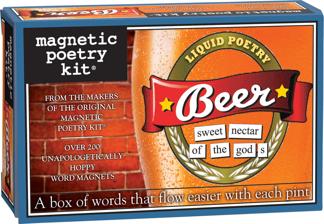 BEER LIQUID MAGNETIC POETRY