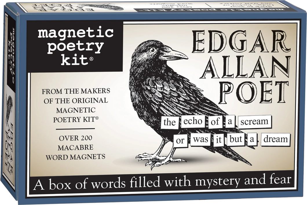 EDGAR ALLAN POET MAGNETIC POETRY