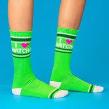 Load image into Gallery viewer, Matcha Gym Crew Socks