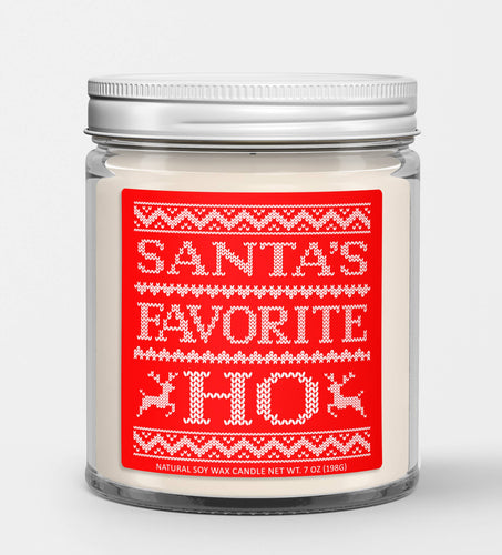 SANTA'S FAVOURITE HO SOY CANDLE