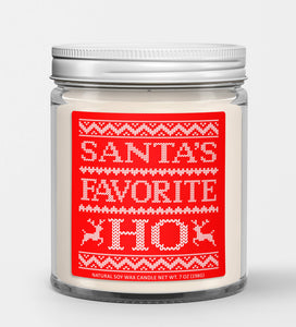 SANTA'S FAVOURITE HO SOY CANDLE