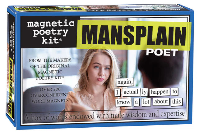 MANSPLAIN POET MAGNETIC POETRY