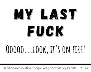 My Last F*ck Candle