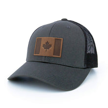 Load image into Gallery viewer, Canada Flag Leather Patch Hat