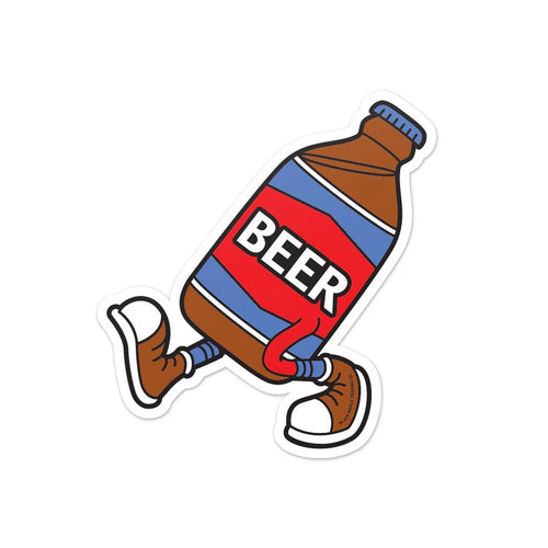 BEST STUBBY BEER BOTTLE STICKER