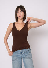 Load image into Gallery viewer, VALENTA V-NECK TANK SECOND SKIN