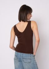 Load image into Gallery viewer, VALENTA V-NECK TANK SECOND SKIN