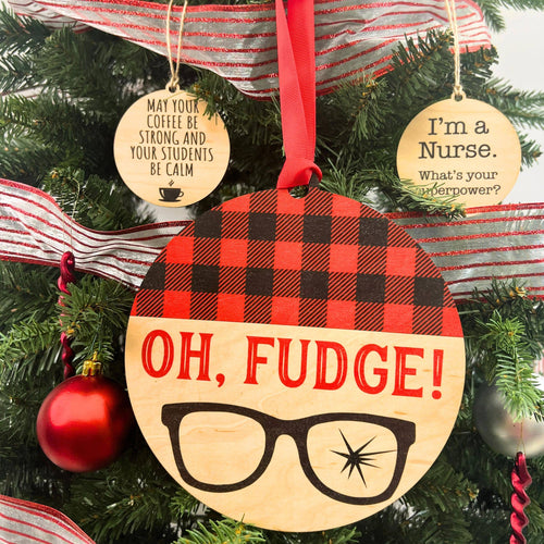 Oh Fudge Wreath Hanger