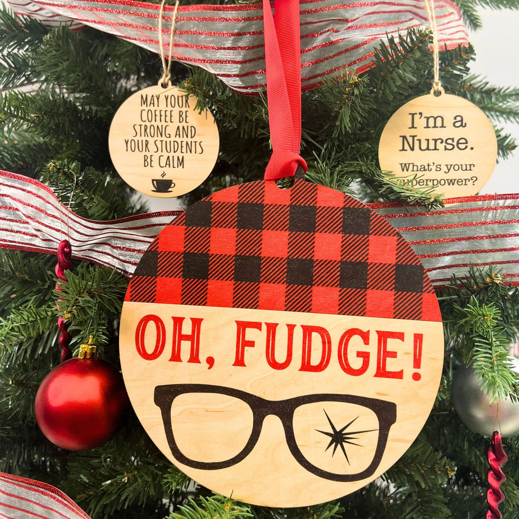 Oh Fudge Wreath Hanger