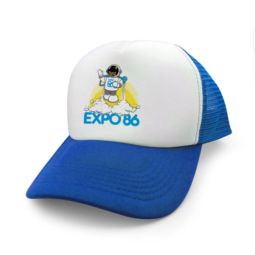 EXPO 86 ERNIE JETPACK TRUCKER HAT