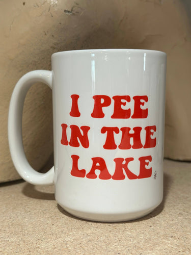 I Pee in the Lake 15oz Ceramic Coffee Mug