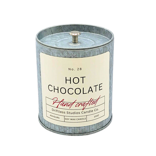Hot Chocolate Tin Candle