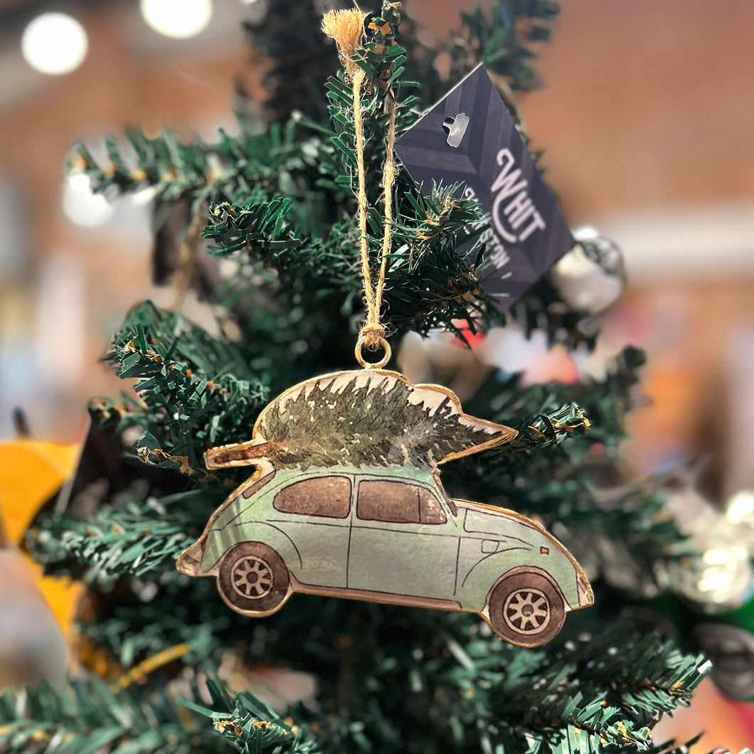 BEETLE WITH TREE ORNAMENT