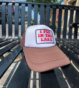 I PEE IN THE LAKE HAT