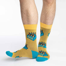 Load image into Gallery viewer, Men's Six Pack of Beer Socks