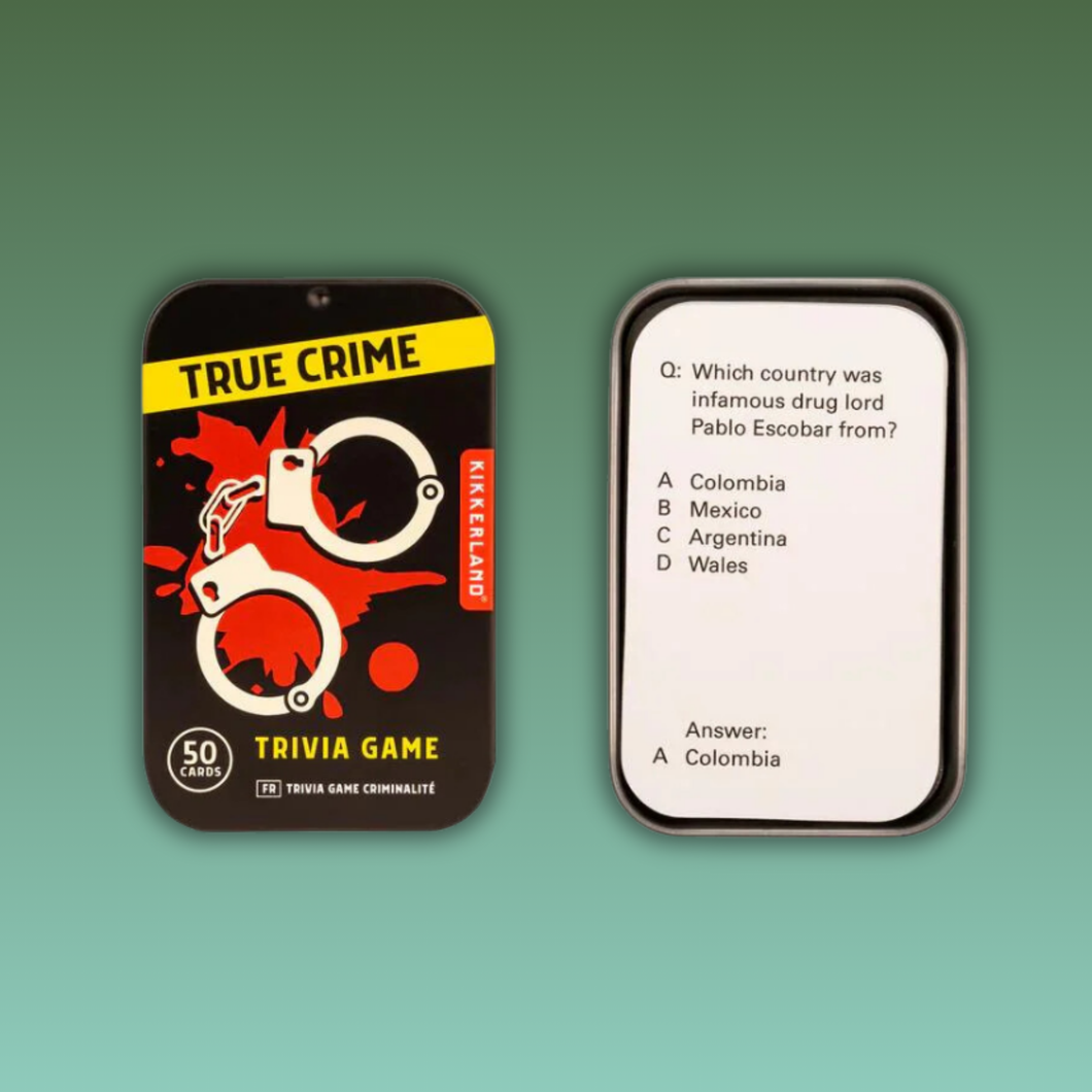 TRUE CRIME TRIVIA GAME