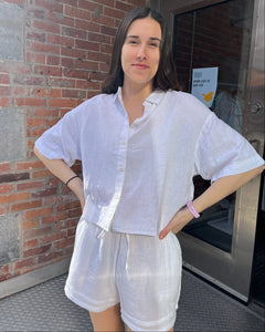 LINN 2/4 WOVEN SHIRT