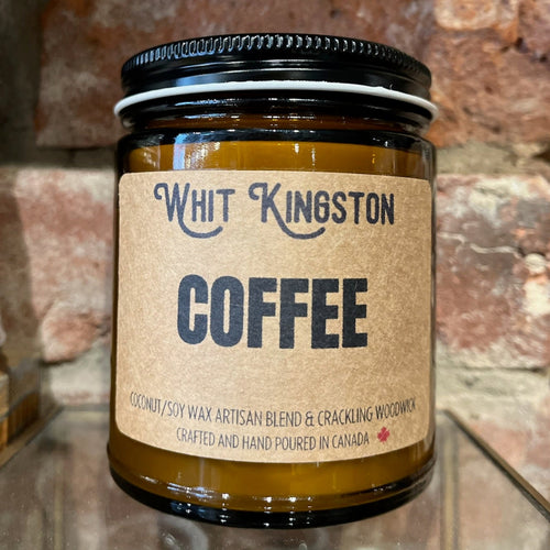 COFFEE WOOD WICK CANDLE