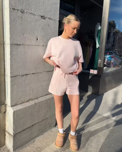ENZA SOFT KNIT SHORTS