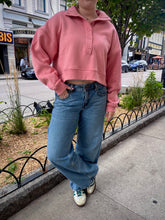 Load image into Gallery viewer, MALA 1/2 BUTTON MOCK NECK LOLA'S ROOM