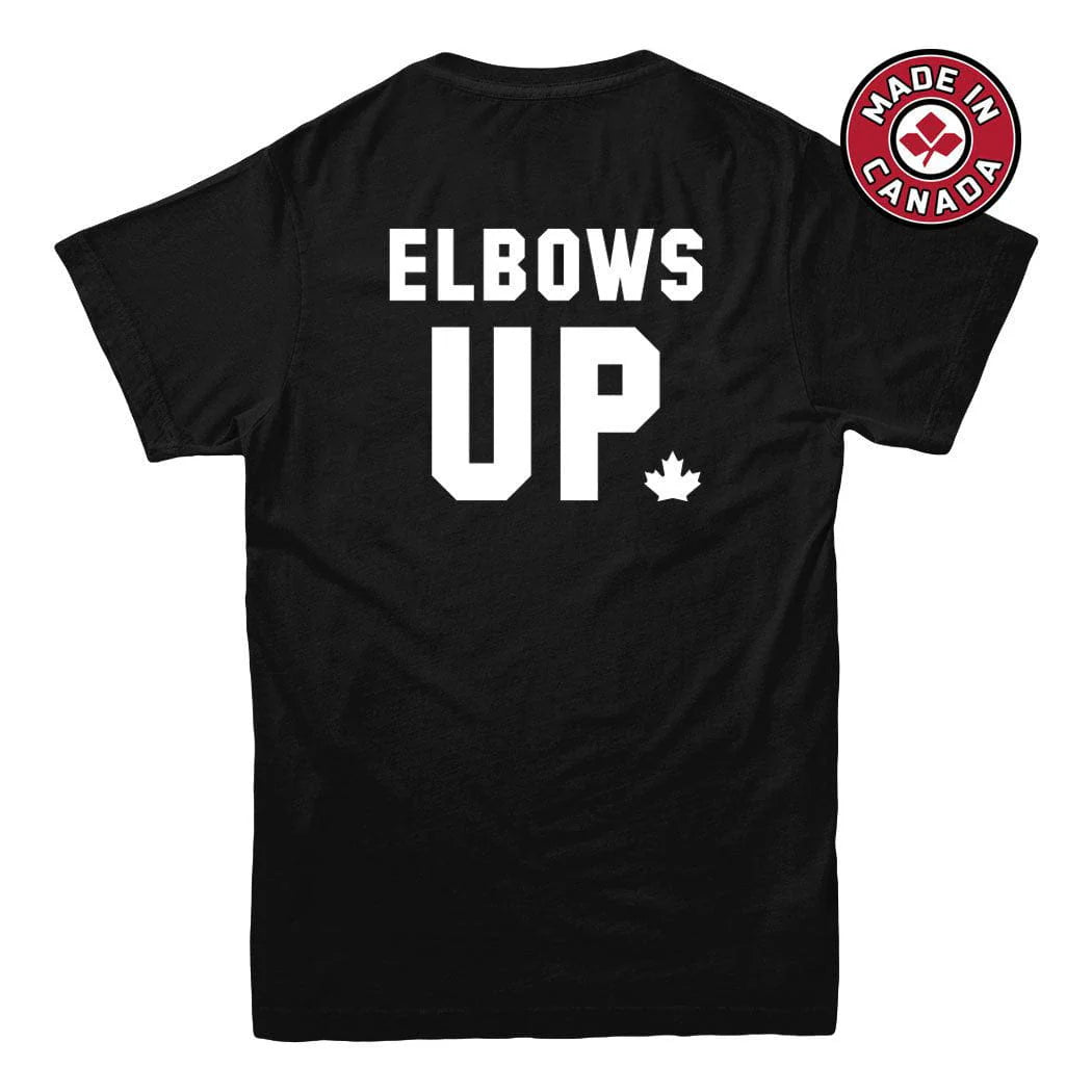 Elbows Up Canada T-shirt-MADE IN CANADA