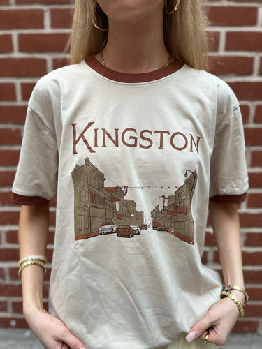 VINTAGE KINGSTON RINGER TEE