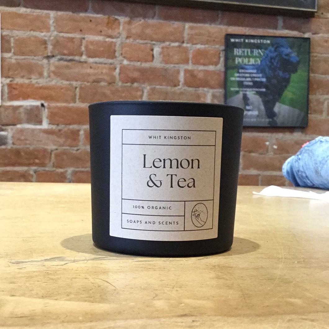 LEMON AND TEA CANDLE