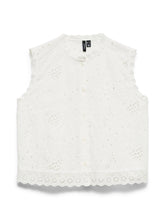 Load image into Gallery viewer, EMILY EMBROIDERED SLEEVELESS TOP