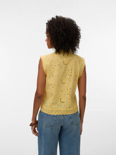 Load image into Gallery viewer, EMILY EMBROIDERED SLEEVELESS TOP