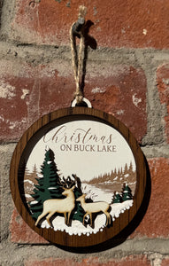 BUCK LAKE MADE IN CANADA ORNAMENT