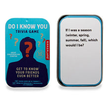 Load image into Gallery viewer, DO I KNOW YOU? TRIVIA GAME