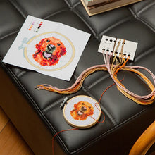 Load image into Gallery viewer, DOG MINI CROSS EMBROIDERY KIT