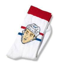 Load image into Gallery viewer, LANE HUTSON WHITE SOCKS