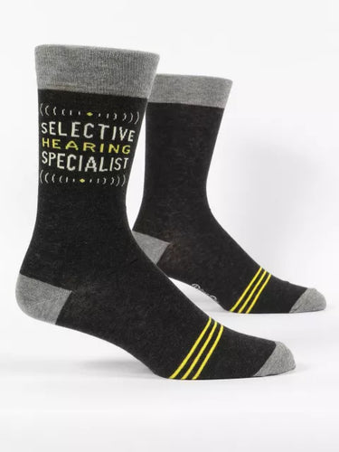 SELECTIVE HEARING MEN'S SOCKS