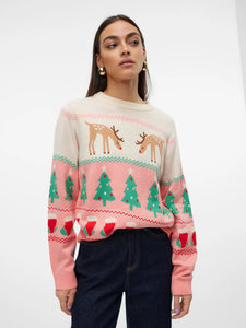 CHRISTMAS STUFF KNIT SWEATER