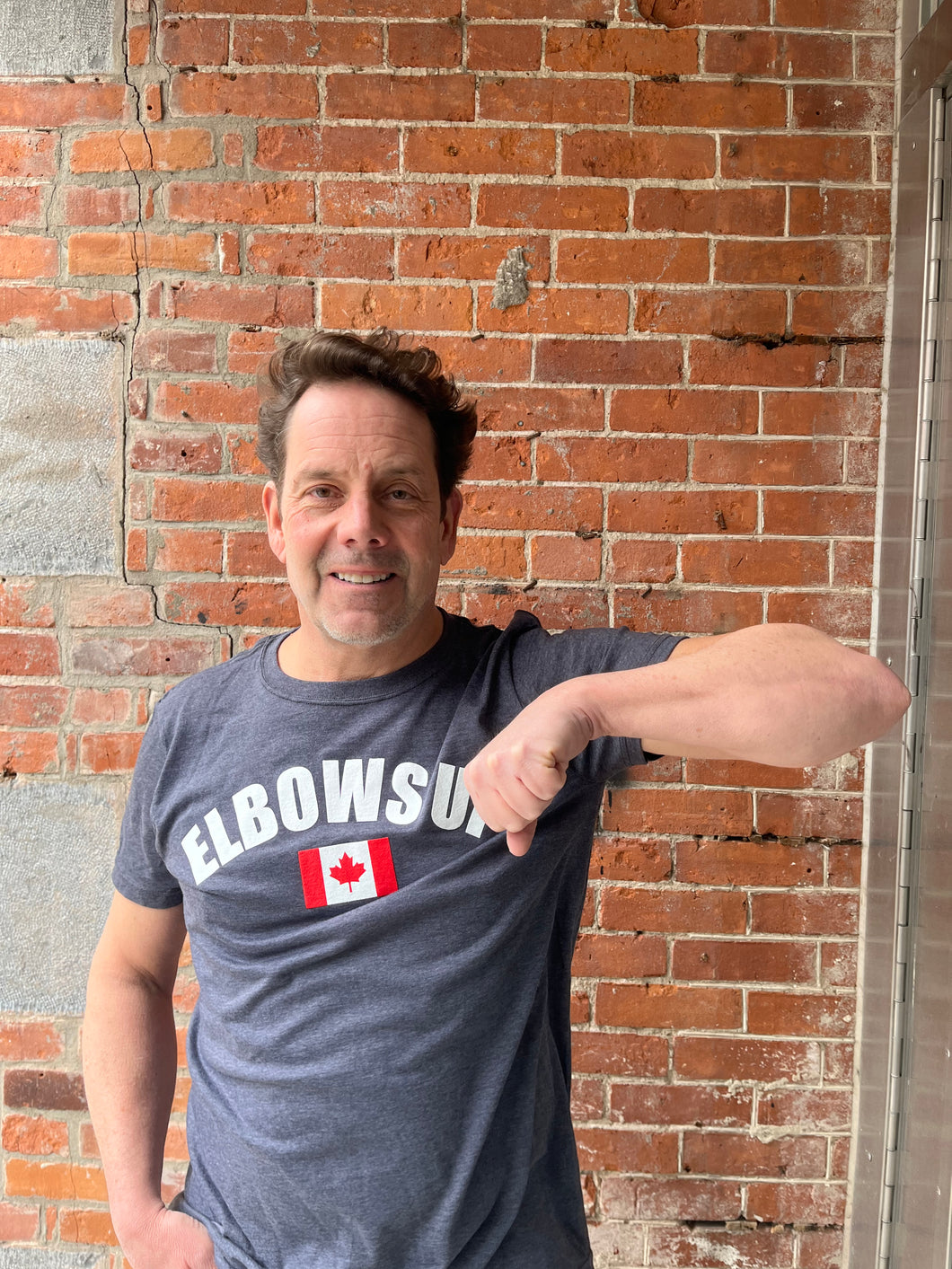 ELBOWS UP MADE IN CANADA TEE