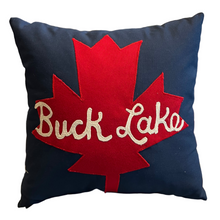 Load image into Gallery viewer, BUCK LAKE MAPLE LEAF PILLOW
