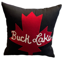 Load image into Gallery viewer, BUCK LAKE MAPLE LEAF PILLOW